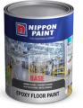 Nippon 2K Epoxy Floor Paint - Red/Black/Grey/Brown/Green (Base + Hardener). 