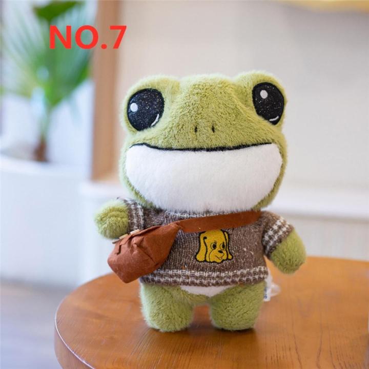 29cm cute plush animals stuffed soft frog to y wear sweater kids to ys birthday Christmas gift for girls boys
