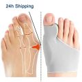 Toes Separator Socks Thumb Adjuster Straightener Feet Bone Orthotics Appliance Hallux Valgus Splint Sleeve Bunion Corrector. 