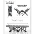 Portable Folding Camping Cot Portable Folding Camping Bed Comfortable for Outdoor Pool. 
