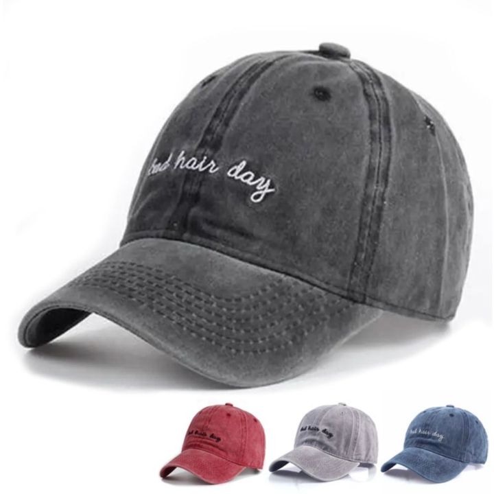 Linman%20Fashion%20Bad%20Hair%20Day%20Embroidery%20Baseball%20Cap%20Adjustable%20Cotton%20Washed%20SPortable%20napback%20Baseball%20Cap%20Hip-hop%20Sunscreen%20Hats%20For%20Man%20Women%20Outdoor%20Sports%20-%20Image%208