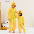 Kigurumi Duck Onesies Kids Unicorn Pajamas For Children Animal Cute Blanket Sleepers Halloween Costume Winter Boy Girl Jumspuit. 