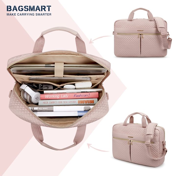 BAGSMART Large Capacity 17 inch Laptop Bag Shoulder Messenger Notebook