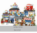 LOZ mini Blocks Building Toys DIY Bricks Puzzle Gift Japanese Snack Bar Home Decor 1218 1219. 