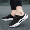 【ZIME】Korean men's shoes half slippers sandals men's beach shoes new fashion shoes men. 