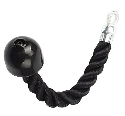 Mansa TUFF Fitness Tricep Rope Pull Down Heavy Duty Triceps Easy to Grip & Non Slip Cable Attachment Ideal for Home Gym Face Pulls Tricep Push Down Rope System