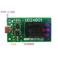 DC 5V 12V TYPE-C USB TTL232 Relay Module for Arduino Raspberry PI, PC UART Serial Port Switch. 