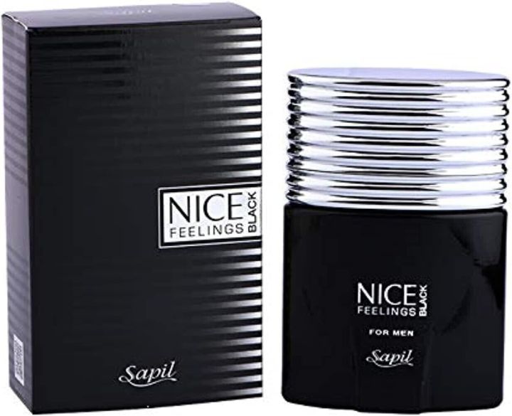 Sapil Nice Feeling Black Perfume for Men Eau De Toilette 75ml