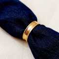 Gold Plated Guaranteed Women Rings Korean Style Beauty Fashion Jewellery Wedding Party Love Gift. 