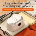 【Fast Delivery 1-4 day&1 Year Replacement Guarantee】Electric Portable Clothes Dryer Foldable Drying Machine for Home Travel Clothing Fabric Dryer Convenient Clothing Dryer. 