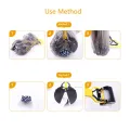 Kqueebee Long Handle Pet Pick Up Outdoor Cleaning Waste Clip Out Pet Pick Up Clip Road Garbage Picker-Black. 