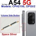 Power Button + Volume Side Button For OPPO A53 A53S A54 A54s A74 4G/5G Up Down Volume Power Side Keys Flex Cable Parts. 