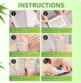 Foot Detox Cleaning Patches Kinoki Foot Purification Pads -10 Pads, Foot Detox Pads Relieve Pain and Improve Sleep, Promote Blood Circulation with 100% Natural Ingredients.. 