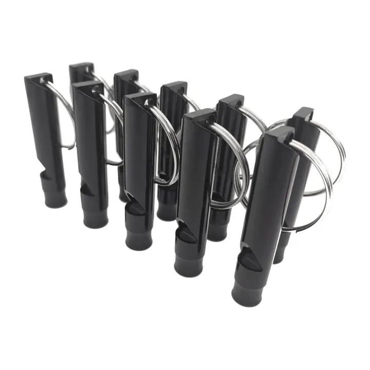 JDXHLAU%2020%20Pack%20Aluminum%20Whistle,%20Sports%20Whistle,%20Emergency%20Survival%20Whistles%20with%20Key%20Chain,Black%20-%20Image%206