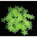 100 Star Stikers Pack, Green Colour Fluorescent Glow in The Dark Star Wall Sticker. 