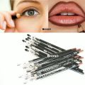 Eyeliner Lip liner Eyebrow Pencil With Sharpener Set Of 2 Black & Brown. 