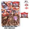COOL MAX 200Cm x 220cm ( Random Color ) Bed Blanket Fleece Blankets For Bed Throw Blanket Machine Washable Home Textile Solid random Color. 
