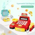Kid Simulation Electronic Cash Register Set Children Toys Counter Role Pretend Play Gift. 