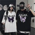 Summer T-Shirts Y2K Retro Butterfly Printed Male Oversized Tee Harujuku Clothing Women's Korean Wave Cool Couple Highstreet. 