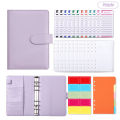 A6 size Budget binder User-friendly Budget-friendly Compact design Money saving wallet material Multicolor options Notebook. 