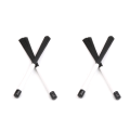 2Pcs Cajon Brush Telescoping Drum Brushes Nylon Sticks Percussion for Jazz Stick Drum Musical. 