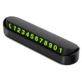 Temporary Parking Card Luminous Car Phone Number Plate. 