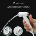 ABS portable bidet sprayer set handheld adapter bracket toilet cleaning tools MJD. 