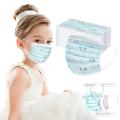 50 Pcs/Box Kid's Disposable Earloop Small 3 Ply Child Face Mask. 