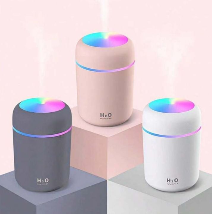 300ml Colorful Cup Humidifier USB Mute Humidification Aromatherapy Desktop Home Car Air Purifier