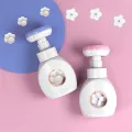 300ml cat paw/flower foam bottle PE flower cat paw pump head hand sanitizer bottle cat paw pump head foam mousse bottle. 