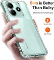 Cammy Redmi Note 14 5G Shockproof Case - Transparent Protective Clear Back Cover Silicone Bumper Soft Case For Girls Boys Cute New Back Covers. 