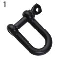 Stainless Steel Carabiner D Shackle Fob Key Ring Keychain Hook Screw Joint Connector Buckles Outdoor Bracelet Buckle. 