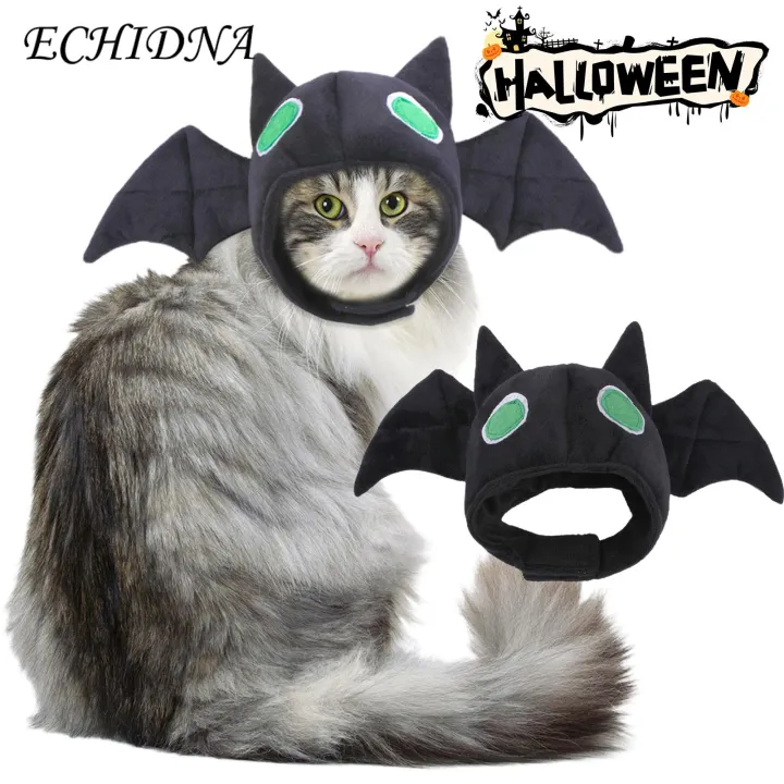 Pet Headgear Pet Headgear Cute Bat Shaped Hat Halloween Costume Soft Comfortable Cat Dog Headwear Supplies Soft Comfortable Pet Costume