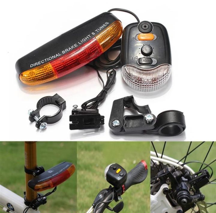 Bicycle Signal Light Bicycle Brake Light With Horn Bicycle Horn With Brake Light With Horn Cycle Horns Brek Light Cycling Accessories Bicycle Parts