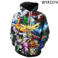 Pokemon Pikachu Pokémon Manga fleece sweater Coat Children's Clothes Casual Fashion Cartoon pullover Clothes Kids Baby. 