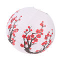 30cm Plum Blossom Round Paper Lantern Lamp Shade Chinese Oriental Style Light QUANYIN. 