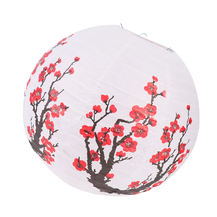 30cm%20Plum%20Blossom%20Round%20Paper%20Lantern%20Lamp%20Shade%20Chinese%20Oriental%20Style%20Light%20QUANYIN%20-%20Image%202