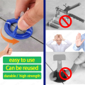 150 Piece Ceramic Tile Leveling System Clips Spacers Straps Spiral Wadge Blue for Tile Laying Wall Floor Fixing Construction Tool. 