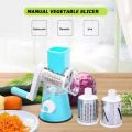 Grater 3 in 1 Vegetable Cutter / Table Top Drum Grater Table Drum Grater. 