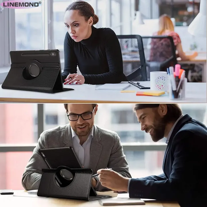 Stand%20Case%20for%20Samsung%20Galaxy%20Tab%20S7%20S8%20S9%2011%20inch%20SM-T870%20SM-X700%20Tab%20S9%20X710%20360%20Rotating%20PU%20Leather%20Stand%20Tablet%20Cover%20+Pen%20-%20Image%204