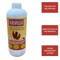 Veqtis helthcare Respiratory Herbs Poultry, Cow, Buffalo, Sheep, Goat, Calf, Chick, & Broiler Medicine Liquid Feed Supplement Syrup for Cough Cold and Easy Respiration RESPICLEAR (1 LTR Pack of 2)(FROM INDIA)NUZ. 