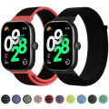 Breathable Strap for Xiaomi Redmi Watch 4 Nylon Loop Replaceable Wristband Smart Watch Belt For Mi band 8 pro Sports Watchband. 