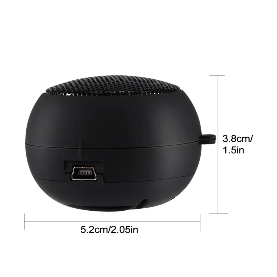 Mini Speaker Portable Rechargeable Travel Speaker with Aux Input