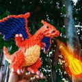 Compatible with LEGO bricks Pokémon Pokemon Charizard 3D puzzles children's toys birthday gifts. 