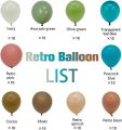 10 Inch Retro Color Latex Balloons - 10 Pcs - Balloons for Birthday Party, Wedding Decorations. 