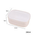 1/3/5pcs Sealed Cooked Rice Miscellaneous Grains Preservation Box Refrigerator Vegetable Fruit Fresh-keeping Boxes. 