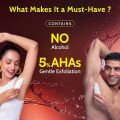 Chemist at Play UnderArm Roll-On with 5% AHA, Lactic Acid & 1% Mandelic Acid | Prevents Body Odour, Brightens Skin & Exfoliates Underarm | For Sensitive Skin | Royal Oudh Fragrance | Alcohol Free-40ml(FROM INDIA). 