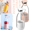 Portable Mini Fast Blender 420ml Juicer Cup with Wireless Charging 4 Blades for Smoothie Milkshake Juice Baby Food. 