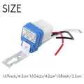 Spreeshop Sensor switch AC DC 12V street lights automatic control light light day and night detection control bright dark town countryside. 