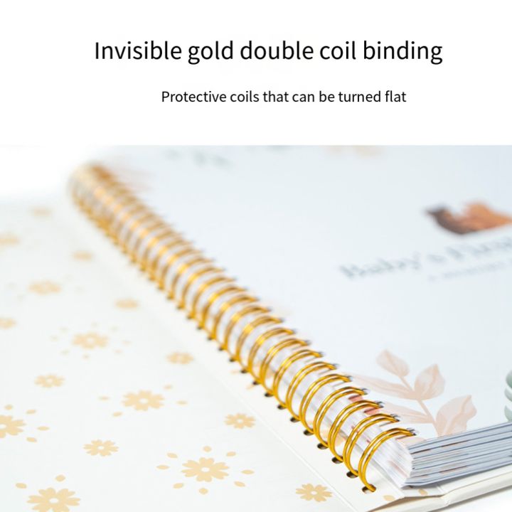 Baby%20Memory%20Book%20Scrapbook%20Photo%20Album%20Pregnancy%20Diary%20Cute%20Animal%20Keepsake%20Record%20Growth%20Journal%20Hand%20Account%20Easy%20to%20Use%20D%20-%20Image%207